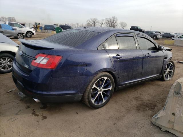 1FAHP2KT7BG170843 - 2011 FORD TAURUS SHO BLUE photo 3