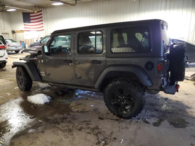 1C4HJXDG0JW240812 - 2018 JEEP WRANGLER U SPORT GRAY photo 2