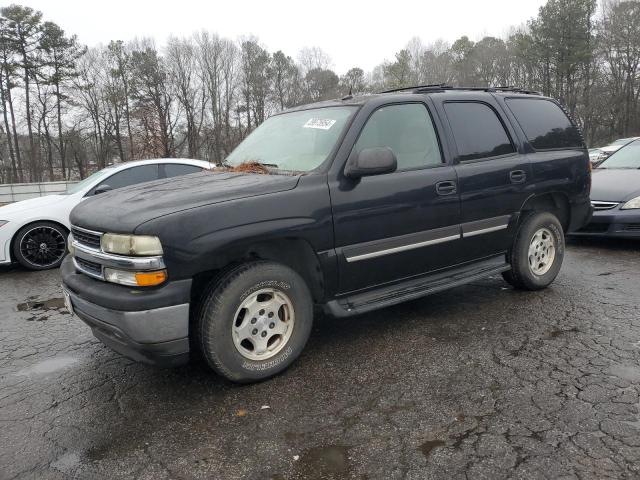 1GNEC13T95J143952 - 2005 CHEVROLET TAHOE C1500 BLACK photo 1