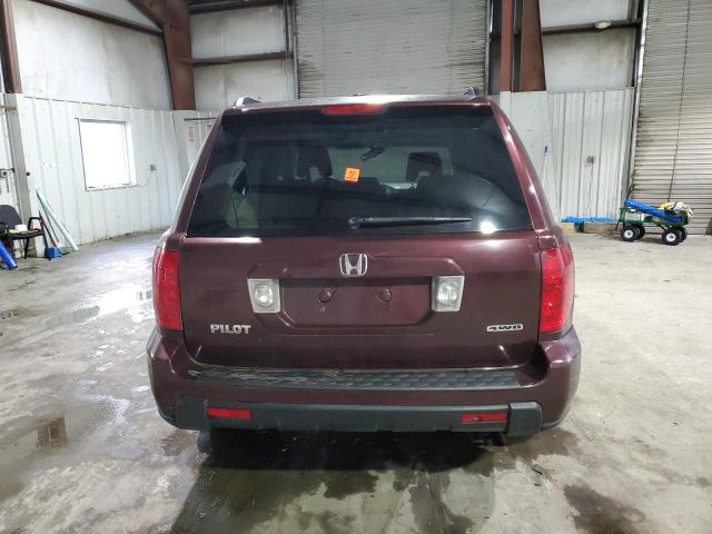 5FNYF18358B019212 - 2008 HONDA PILOT SE BURGUNDY photo 6