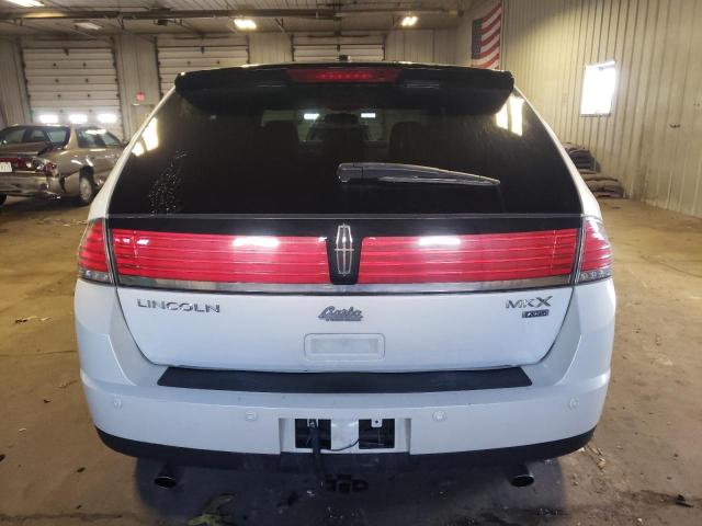 2LMDU88C48BJ33650 - 2008 LINCOLN MKX WHITE photo 6