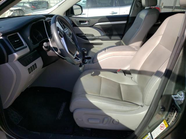 5TDJKRFH9GS296708 - 2016 TOYOTA HIGHLANDER XLE მწვანე ფოტო 7