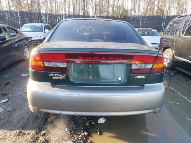 4S3BE686117205597 - 2001 SUBARU LEGACY OUTBACK LIMITED GREEN photo 6