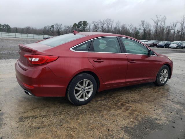 5NPE24AFXGH276161 - 2016 HYUNDAI SONATA SE RED photo 3