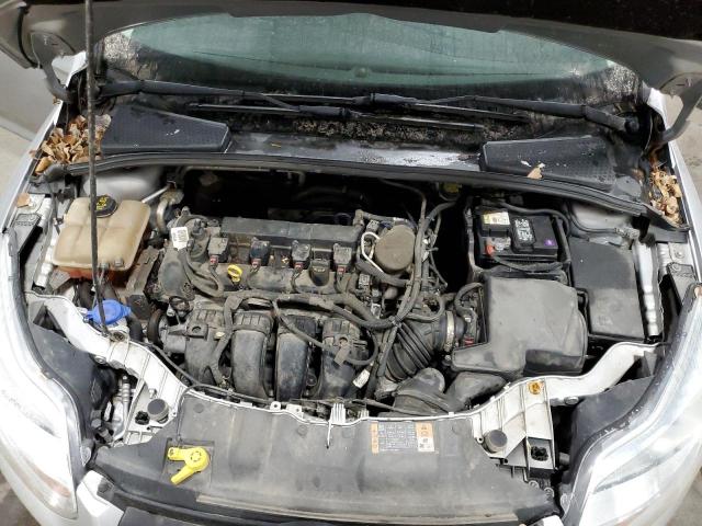 1FADP3K2XEL407316 - 2014 FORD FOCUS SE GRAY photo 11