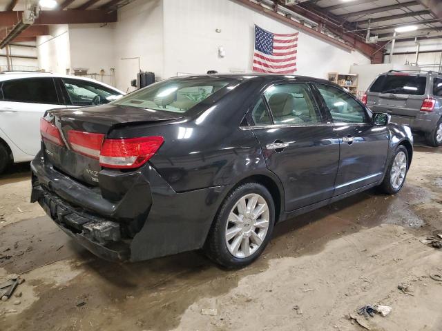 3LNHL2JC1BR761312 - 2011 LINCOLN MKZ BLACK photo 3