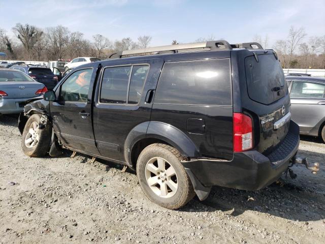 5N1AR18U38C653340 - 2008 NISSAN PATHFINDER S BLACK photo 2