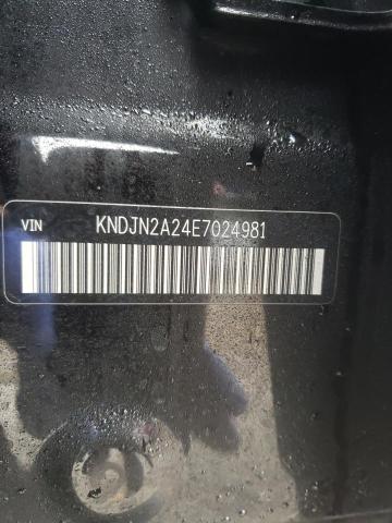 KNDJN2A24E7024981 - 2014 KIA SOUL BLACK photo 13