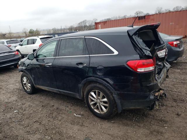 5XYPG4A38GG084728 - 2016 KIA SORENTO LX BLACK photo 2