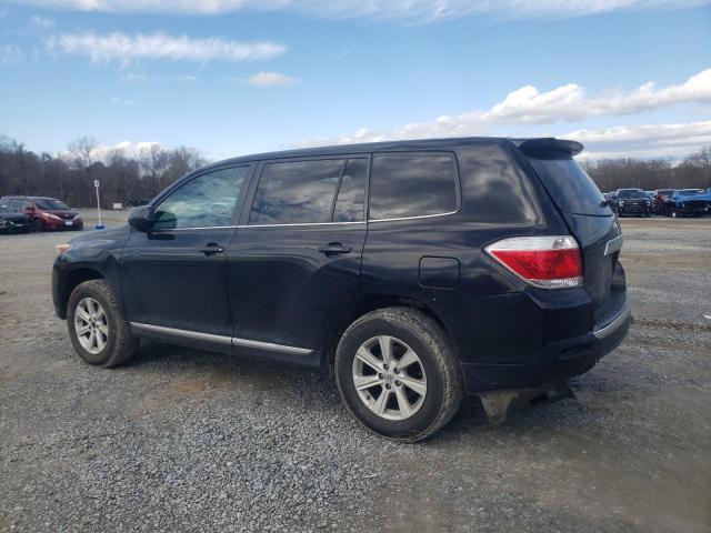 5TDZK3EH9DS094979 - 2013 TOYOTA HIGHLANDER BASE Noir photo 2