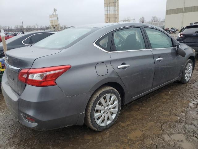 3N1AB7AP2HY264327 - 2017 NISSAN SENTRA S GRAY photo 3