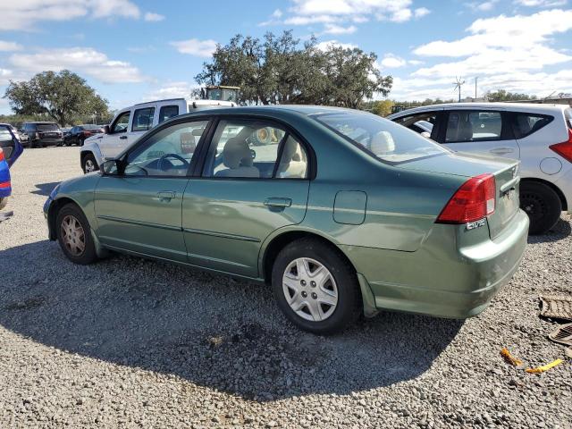 2HGES16344H621283 - 2004 HONDA CIVIC DX VP GREEN photo 2