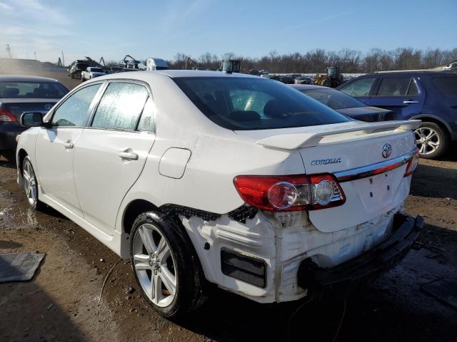 2T1BU4EE3DC115454 - 2013 TOYOTA COROLLA BASE WHITE photo 2