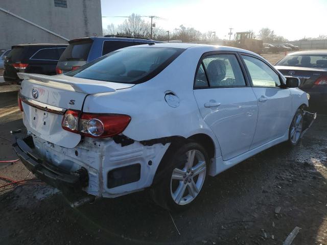 2T1BU4EE3DC115454 - 2013 TOYOTA COROLLA BASE WHITE photo 3