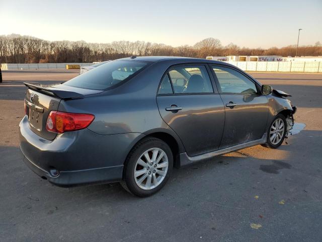 2T1BU4EE4AC478163 - 2010 TOYOTA COROLLA BASE GRAY photo 3