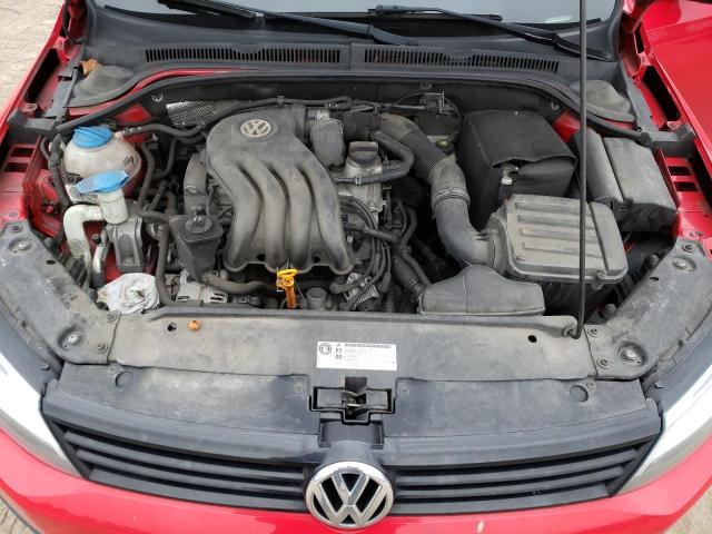 3VW1K7AJ3BM371813 - 2011 VOLKSWAGEN JETTA BASE 红色 照片 11