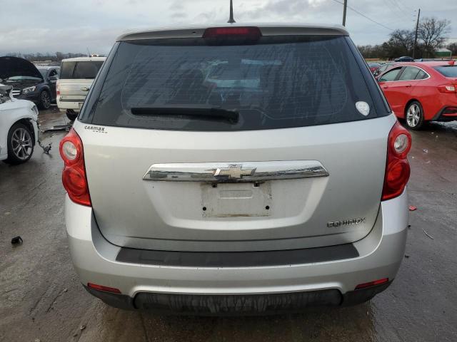 2GNALBEC2B1305203 - 2011 CHEVROLET EQUINOX LS SILVER photo 6