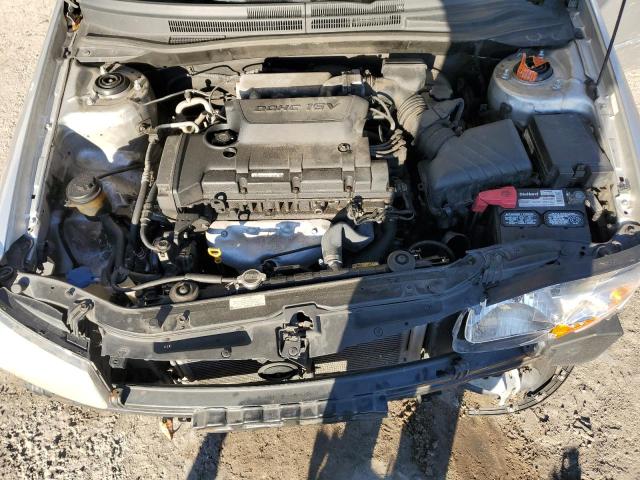 KNAFE121685551911 - 2008 KIA SPECTRA EX SILVER photo 11