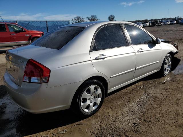 KNAFE121685551911 - 2008 KIA SPECTRA EX SILVER photo 3