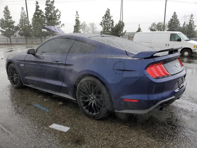 1FA6P8CF2J5154711 - 2018 FORD MUSTANG GT BLUE photo 2