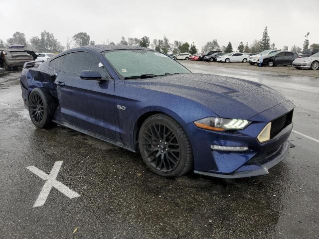 1FA6P8CF2J5154711 - 2018 FORD MUSTANG GT BLUE photo 4