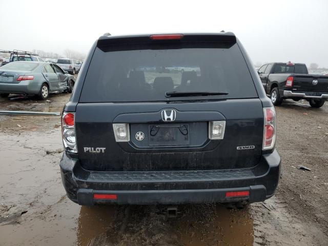 2HKYF18566H555313 - 2006 HONDA PILOT EX BLACK photo 6