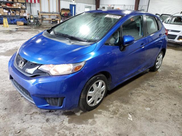 3HGGK5H5XFM770803 - 2015 HONDA FIT LX BLUE photo 1