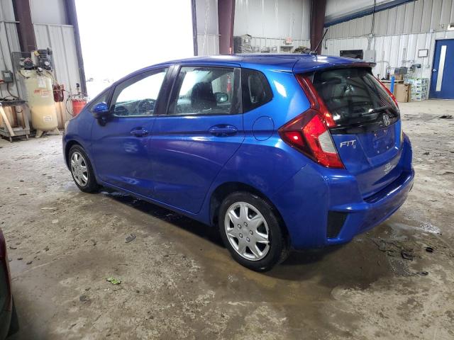 3HGGK5H5XFM770803 - 2015 HONDA FIT LX BLUE photo 2