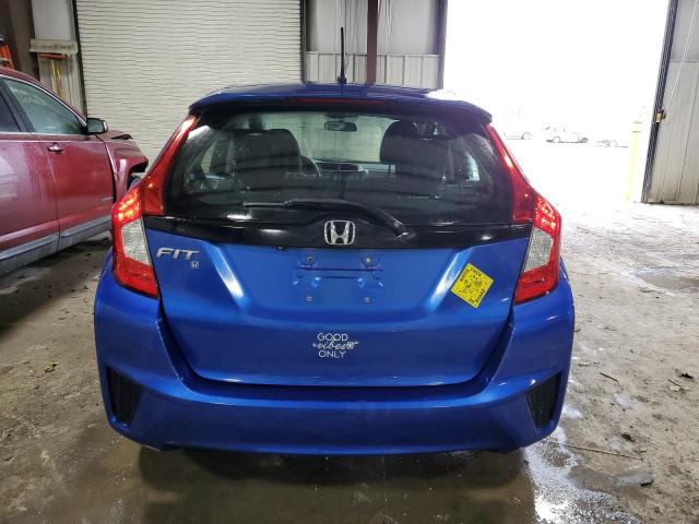 3HGGK5H5XFM770803 - 2015 HONDA FIT LX BLUE photo 6