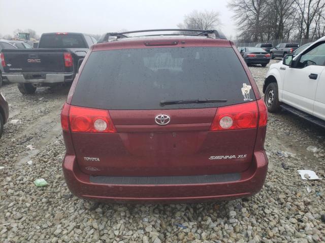 5TDZK22C38S168762 - 2008 TOYOTA SIENNA XLE MAROON photo 6