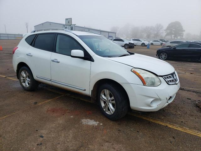 JN8AS5MT7CW300771 - 2012 NISSAN ROGUE S WHITE photo 4