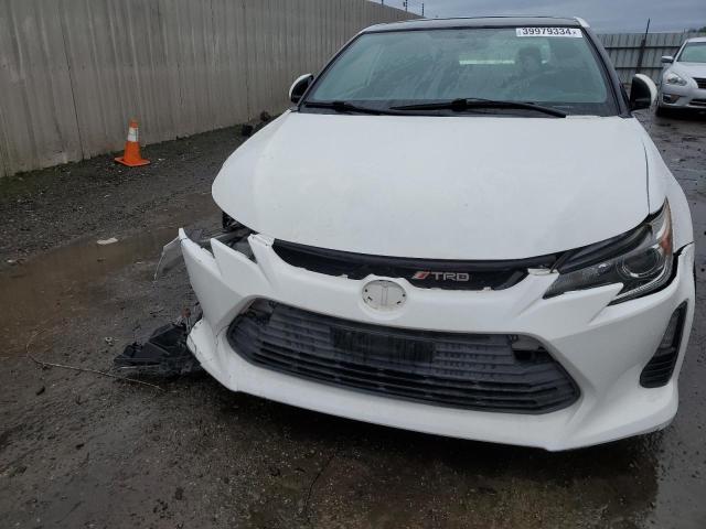 JTKJF5C79E3078221 - 2014 TOYOTA SCION TC WHITE photo 5