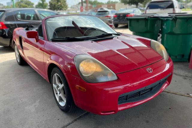 JTDFR320X10027562 - 2001 TOYOTA MR2 SPYDER RED photo 1