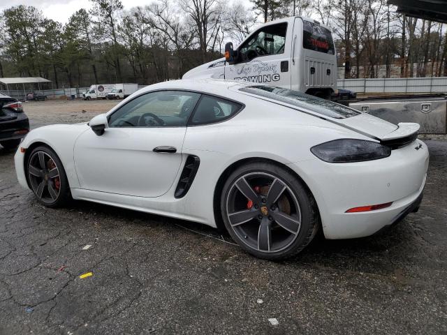 WP0AB2A8XHS285983 - 2017 PORSCHE CAYMAN S WHITE photo 2