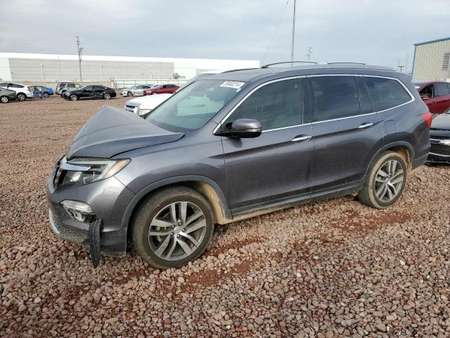 5FNYF5H98HB007650 - 2017 HONDA PILOT TOURING GRAY photo 1