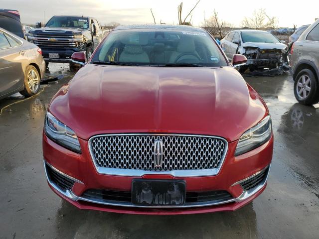 3LN6L5MU9KR618735 - 2019 LINCOLN MKZ RESERVE II BURGUNDY photo 5