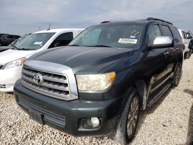 5TDZY68A78S011179 - 2008 TOYOTA SEQUOIA LIMITED GREEN photo 1