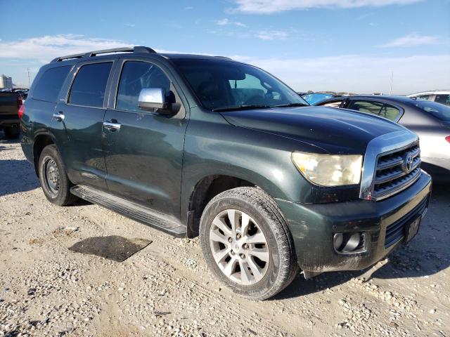 5TDZY68A78S011179 - 2008 TOYOTA SEQUOIA LIMITED GREEN photo 4