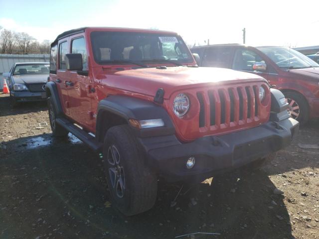 1C4HJXDN7LW112195 - 2020 JEEP WRANGLER U SPORT წითელი ფოტო 4