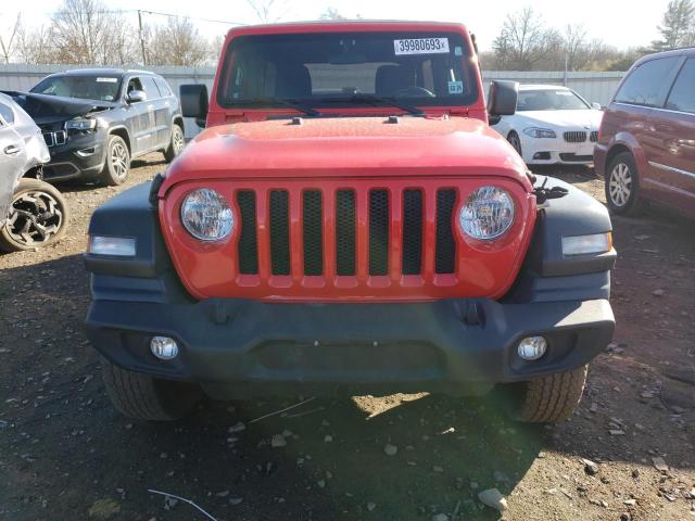 1C4HJXDN7LW112195 - 2020 JEEP WRANGLER U SPORT წითელი ფოტო 5