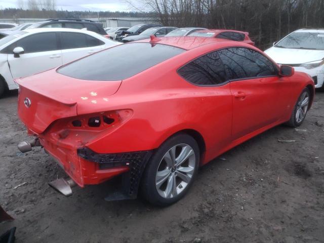 KMHHT6KD7BU044002 - 2011 HYUNDAI GENESIS CO 2.0T RED photo 3