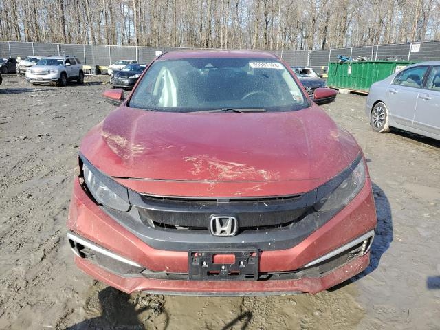 2HGFC2F60MH505225 - 2021 HONDA CIVIC LX RED photo 5