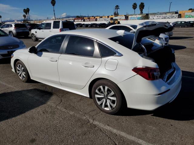 2HGFE2F20RH509385 - 2024 HONDA CIVIC LX WHITE photo 2