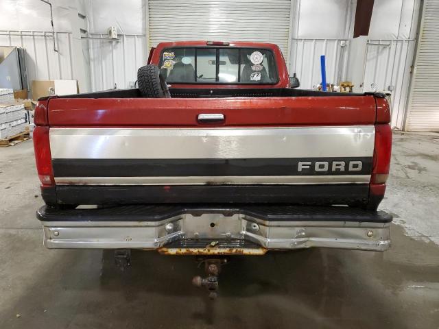 1FTEF14N6TLA53093 - 1996 FORD F150 RED photo 6