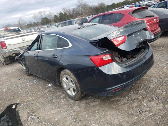 1G1ZB5ST5MF053004 - 2021 CHEVROLET MALIBU LS GRAY photo 2