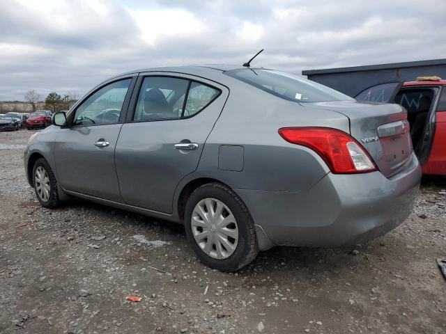 3N1CN7AP4CL876583 - 2012 NISSAN VERSA S GRAY photo 2