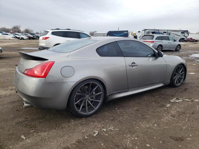 JNKCV64E79M606262 - 2009 INFINITI G37 BASE GRAY photo 3