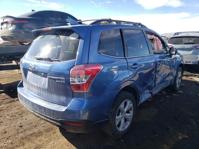 JF2SJAHC0GH407310 - 2016 SUBARU FORESTER 2.5I LIMITED BLUE photo 3