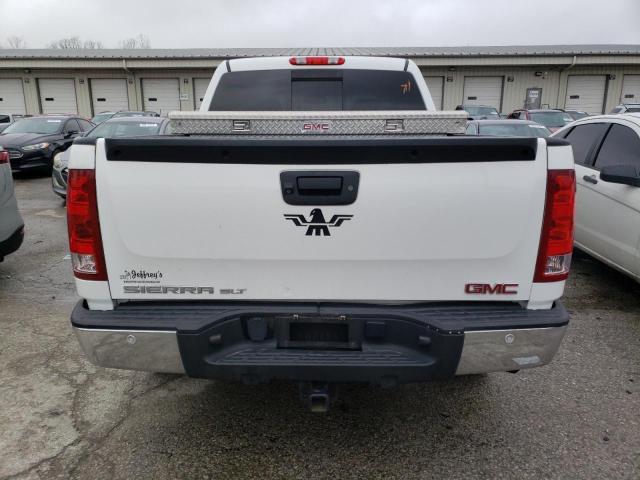 3GTP2WE75DG292411 - 2013 GMC SIERRA K1500 SLT WHITE photo 6