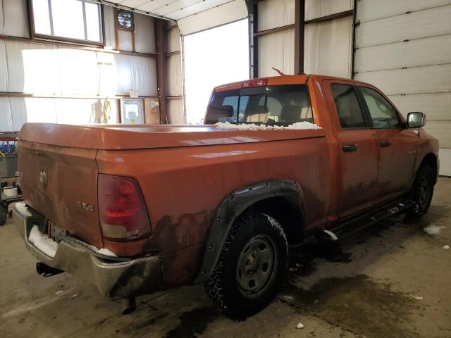 1D7RV1GT1AS202873 - 2010 DODGE RAM 1500 ORANGE photo 3